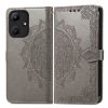 Kryty na mobil | Peňaženkové puzdro Embossing Pattern Mandala Flower fialové – Infinix Hot 30i | Kryty na mobil