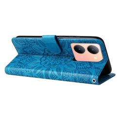 Peňaženkové puzdro Embossing Pattern Slnečnica modré – Vivo Y36 | Kryty na mobil Kryty na mobil | Peňaženkové puzdro Embossing Pattern Slnečnica modré – Vivo Y36 | Kryty na mobil