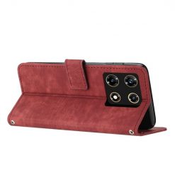 Kryty na mobil | Peňaženkové puzdro Lanyard case červené – Infinix Note 30 Pro | Kryty na mobil
