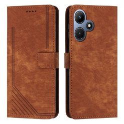 Peňaženkové puzdro Lanyard case hnedé – Infinix Hot 30i
