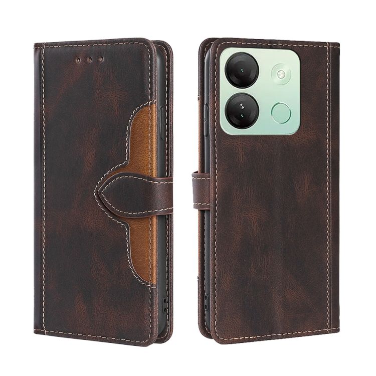 Peňaženkové puzdro Ornate case hnedé – Infinix Smart 7 HD | Kryty na mobil Kryty na mobil | Peňaženkové puzdro Ornate case hnedé – Infinix Smart 7 HD | Kryty na mobil