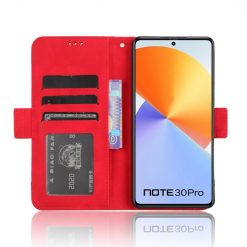 Kryty na mobil | Peňaženkové puzdro Slots case červené – Infinix Note 30 Pro | Kryty na mobil