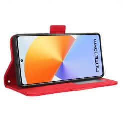 Kryty na mobil | Peňaženkové puzdro Slots case červené – Infinix Note 30 Pro | Kryty na mobil