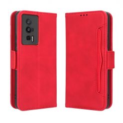 Kryty na mobil | Peňaženkové puzdro Slots case červené – Xiaomi Poco F5 Pro | Kryty na mobil