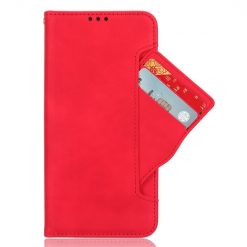 Peňaženkové puzdro Slots case červené – Xiaomi Poco F5 Pro
