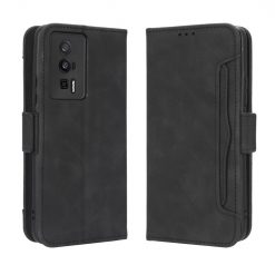 Kryty na mobil | Peňaženkové puzdro Slots case čierne – Xiaomi Poco F5 Pro | Kryty na mobil
