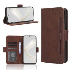 Kryty na mobil | Peňaženkové puzdro Slots case hnedé – Huawei Nova 11 | Kryty na mobil