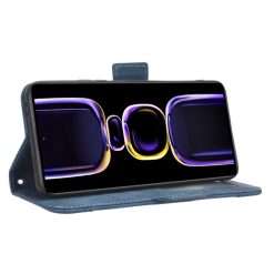 Kryty na mobil | Peňaženkové puzdro Slots case modré – Xiaomi Poco F5 Pro | Kryty na mobil