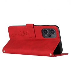 Kryty na mobil | Peňaženkové puzdro Smile case červené – Xiaomi Poco F5 | Kryty na mobil