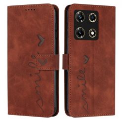 Kryty na mobil | Peňaženkové puzdro Smile case hnedé – Infinix Note 30 Pro | Kryty na mobil