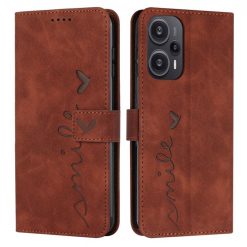 Kryty na mobil | Peňaženkové puzdro Smile case hnedé – Xiaomi Poco F5 | Kryty na mobil