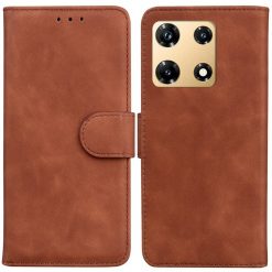 Kryty na mobil | Peňaženkové puzdro Solid hnedé – Infinix Note 30 Pro | Kryty na mobil