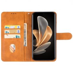 Kryty na mobil | Peňaženkové puzdro Splendid case hnedé – Vivo V29 | Kryty na mobil