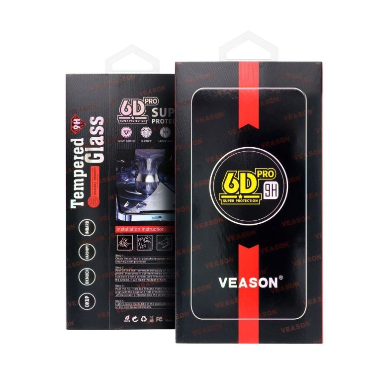 Tvrdené sklo celopovrchové 6D Pro Veason Glass čierne – iPhone X / Xs / 11 Pro | Kryty na mobil Kryty na mobil | Tvrdené sklo celopovrchové 6D Pro Veason Glass čierne – iPhone X / Xs / 11 Pro | Kryty na mobil