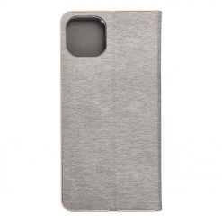 Knižkové puzdro Luna Book strieborné – Apple iPhone 15 Plus | Kryty na mobil Kryty na mobil | Knižkové puzdro Luna Book strieborné – Apple iPhone 15 Plus | Kryty na mobil