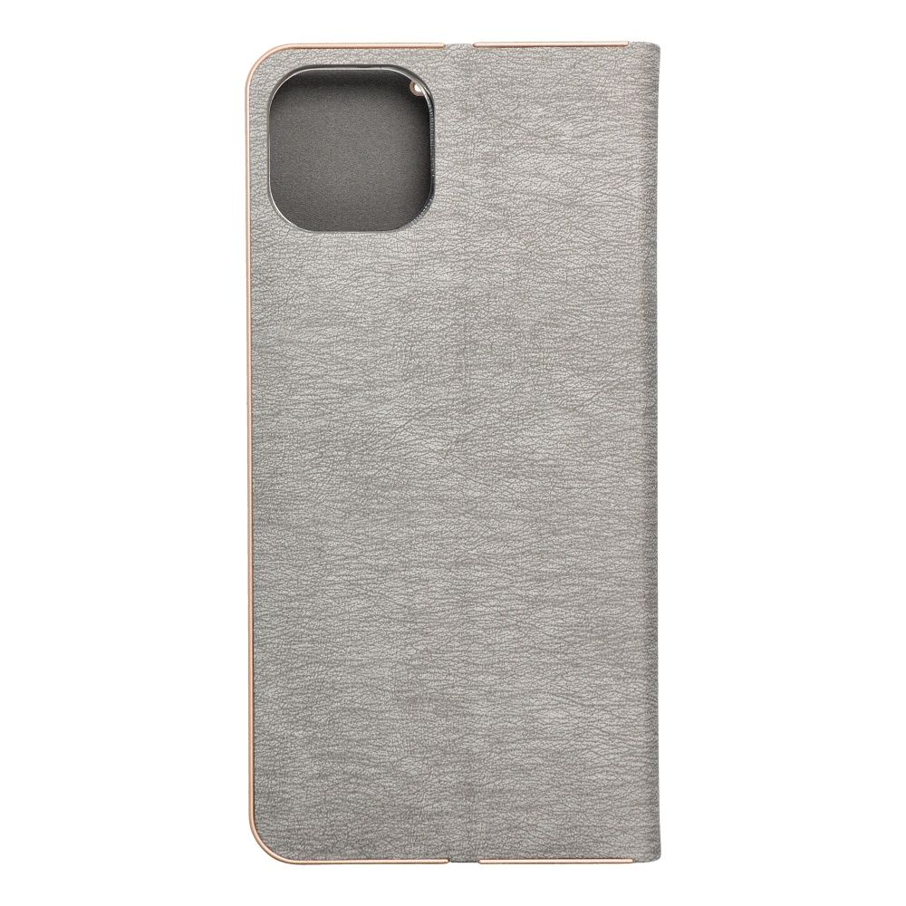 Knižkové puzdro Luna Book strieborné – Apple iPhone 15 Plus | Kryty na mobil Kryty na mobil | Knižkové puzdro Luna Book strieborné – Apple iPhone 15 Plus | Kryty na mobil
