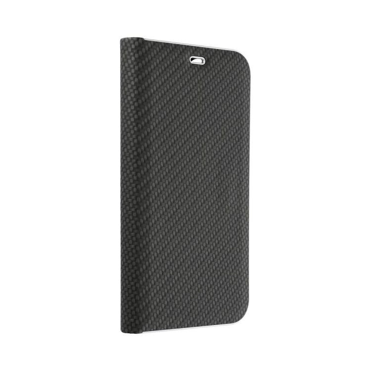 Knižkové puzdro Luna Carbon čierne – Apple iPhone 15 Pro | Kryty na mobil Kryty na mobil | Knižkové puzdro Luna Carbon čierne – Apple iPhone 15 Pro | Kryty na mobil