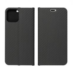 Knižkové puzdro Luna Carbon čierne – Apple iPhone 15 Pro | Kryty na mobil Kryty na mobil | Knižkové puzdro Luna Carbon čierne – Apple iPhone 15 Pro | Kryty na mobil