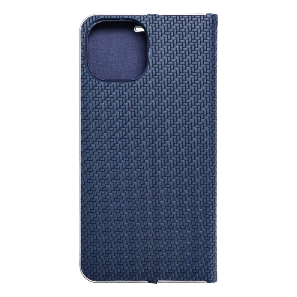Knižkové puzdro Luna Carbon modré – Apple iPhone 15 Plus | Kryty na mobil Kryty na mobil | Knižkové puzdro Luna Carbon modré – Apple iPhone 15 Plus | Kryty na mobil