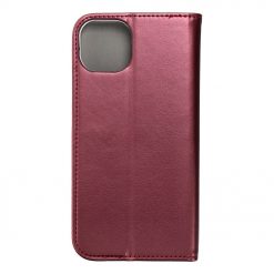 Kryty na mobil | Knižkové puzdro Magnet Book bordové – Apple iPhone 15 Plus | Kryty na mobil