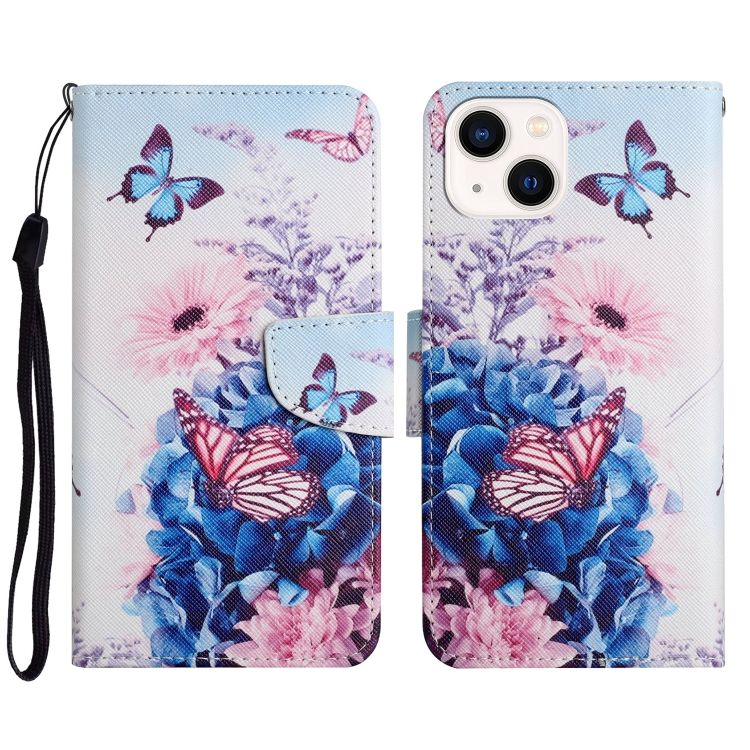 Knižkové puzdro Trendy Cross case Fialový motýľ – Apple iPhone 15 Plus | Kryty na mobil Kryty na mobil | Knižkové puzdro Trendy Cross case Fialový motýľ – Apple iPhone 15 Plus | Kryty na mobil
