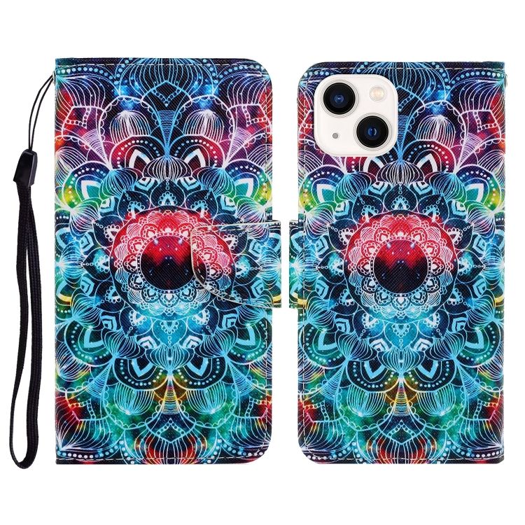 Knižkové puzdro Trendy Cross case Mandala – Apple iPhone 15 | Kryty na mobil Kryty na mobil | Knižkové puzdro Trendy Cross case Mandala – Apple iPhone 15 | Kryty na mobil