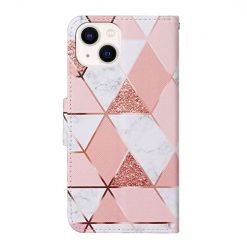 Kryty na mobil | Knižkové puzdro Trendy Cross case Mramor – Apple iPhone 15 | Kryty na mobil