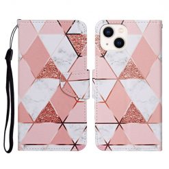 Kryty na mobil | Knižkové puzdro Trendy Cross case Mramor – Apple iPhone 15 | Kryty na mobil