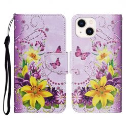 Knižkové puzdro Trendy Cross case Žltý motýľ – Apple iPhone 15 | Kryty na mobil Kryty na mobil | Knižkové puzdro Trendy Cross case Žltý motýľ – Apple iPhone 15 | Kryty na mobil