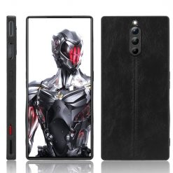 Kryt Shockproof Sewing Cow Pattern čierny – Nubia Red Magic 8 Pro | Kryty na mobil Kryty na mobil | Kryt Shockproof Sewing Cow Pattern čierny – Nubia Red Magic 8 Pro | Kryty na mobil