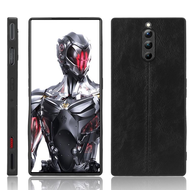 Kryt Shockproof Sewing Cow Pattern čierny – Nubia Red Magic 8 Pro | Kryty na mobil Kryty na mobil | Kryt Shockproof Sewing Cow Pattern čierny – Nubia Red Magic 8 Pro | Kryty na mobil