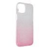 Kryty na mobil | Ligotavý Kryt Forcell Shining strieborný – Apple iPhone 15 Plus | Kryty na mobil