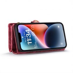 Multifunkčné peňaženkové puzdro CaseMe Detachable červené – Apple iPhone 15 | Kryty na mobil Kryty na mobil | Multifunkčné peňaženkové puzdro CaseMe Detachable červené – Apple iPhone 15 | Kryty na mobil