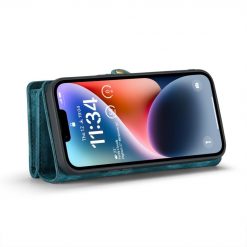 Kryty na mobil | Multifunkčné peňaženkové puzdro CaseMe Detachable modré – Apple iPhone 15 | Kryty na mobil