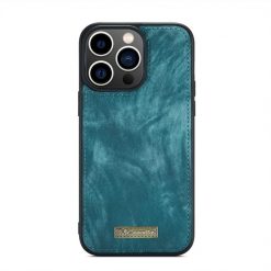 Kryty na mobil | Multifunkčné peňaženkové puzdro CaseMe Detachable modré – Apple iPhone 15 Pro | Kryty na mobil