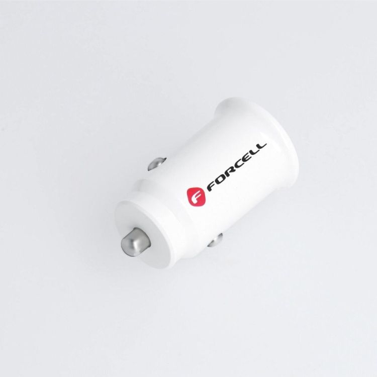 Nabíjačka do auta Forcell Mini car charger 2xUSB 3.1A CC-SJ02 biela | Kryty na mobil Kryty na mobil | Nabíjačka do auta Forcell Mini car charger 2xUSB 3.1A CC-SJ02 biela | Kryty na mobil