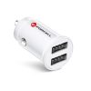 Nabíjačka do auta Forcell Carbon car charger 2xUSB 17W CC50-2A17W čierna | Kryty na mobil Kryty na mobil | Nabíjačka do auta Forcell Carbon car charger 2xUSB 17W CC50-2A17W čierna | Kryty na mobil