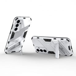 Kryty na mobil | Odolný Kryt Punk armor case biely – Samsung Galaxy S23 FE | Kryty na mobil
