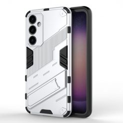 Kryty na mobil | Odolný Kryt Punk armor case biely – Samsung Galaxy S23 FE | Kryty na mobil