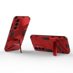 Kryty na mobil | Odolný Kryt Punk armor case červený – Samsung Galaxy S23 FE | Kryty na mobil