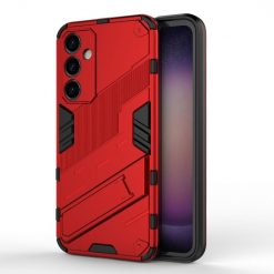 Kryty na mobil | Odolný Kryt Punk armor case červený – Samsung Galaxy S23 FE | Kryty na mobil