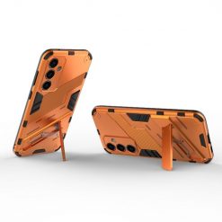 Kryty na mobil | Odolný Kryt Punk armor case oranžový – Samsung Galaxy S23 FE | Kryty na mobil