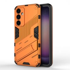 Kryty na mobil | Odolný Kryt Punk armor case oranžový – Samsung Galaxy S23 FE | Kryty na mobil