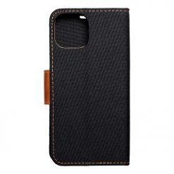 Kryty na mobil | Peňaženkové puzdro Canvas Book čierne – Apple iPhone 15 | Kryty na mobil