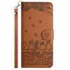 Peňaženkové puzdro Embossing Pattern Mačky modré – Apple iPhone 15 Pro | Kryty na mobil Kryty na mobil | Peňaženkové puzdro Embossing Pattern Mačky modré – Apple iPhone 15 Pro | Kryty na mobil