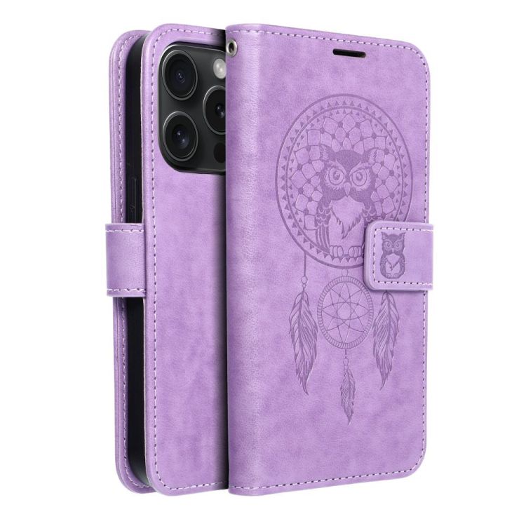 Peňaženkové puzdro Mezzo dreamcatcher fialové – Apple iPhone 15 Pro | Kryty na mobil Kryty na mobil | Peňaženkové puzdro Mezzo dreamcatcher fialové – Apple iPhone 15 Pro | Kryty na mobil