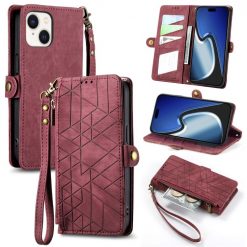 Kryty na mobil | Peňaženkové puzdro Purse case červené – Apple iPhone 15 | Kryty na mobil