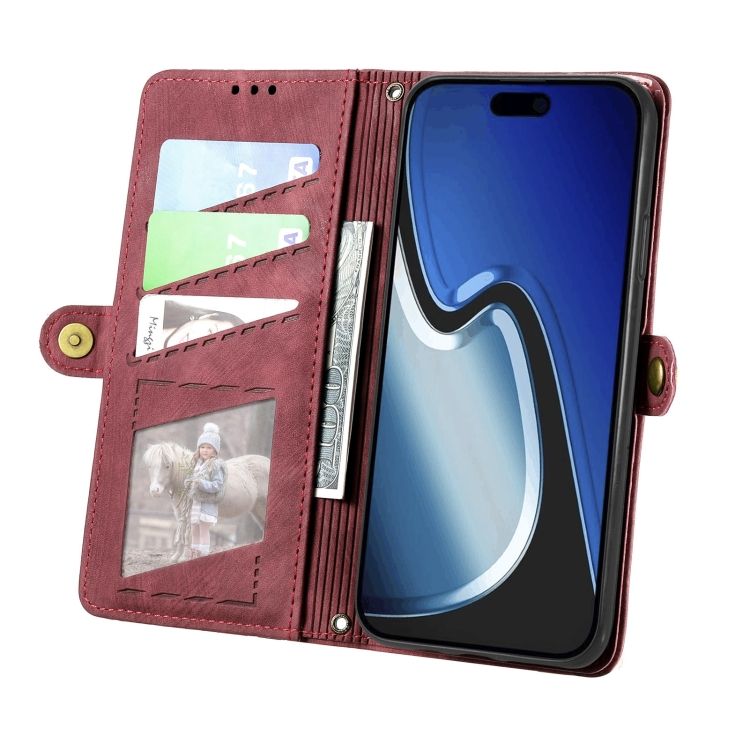 Peňaženkové puzdro Purse case červené – Apple iPhone 15 Pro | Kryty na mobil Kryty na mobil | Peňaženkové puzdro Purse case červené – Apple iPhone 15 Pro | Kryty na mobil