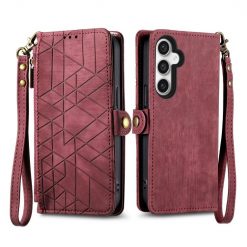 Kryty na mobil | Peňaženkové puzdro Purse case červené – Samsung Galaxy S23 FE | Kryty na mobil
