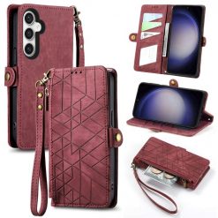 Kryty na mobil | Peňaženkové puzdro Purse case červené – Samsung Galaxy S23 FE | Kryty na mobil